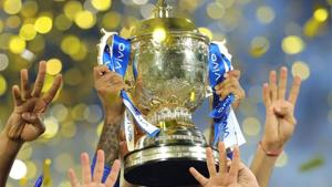File image of the IPL trophy.(BCCI Image) File image of the IPL trophy.(BCCI Image)