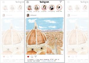 Those living abroad are putting up Insta posts of their vacations to destinations including Florence, Italy(Illustration: Aparna Ram) Those living abroad are putting up Insta posts of their vacations to destinations including Florence, Italy(Illustration: Aparna Ram)