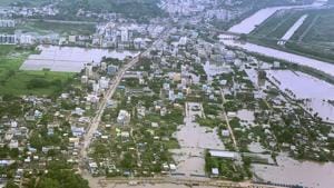 Earlier, flooding was seen in villages of the state’s East and West Godavri districts and there is still no indication of improvement.(PTI file photo. Representative image) Earlier, flooding was seen in villages of the state’s East and West Godavri districts and there is still no indication of improvement.(PTI file photo. Representative image)