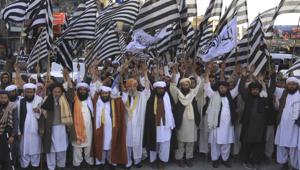 Supporters of Pakistani religious group rally to celebrate the signing agreement between United States and Taliban, in Quetta, Pakistan.(AP file photo) Supporters of Pakistani religious group rally to celebrate the signing agreement between United States and Taliban, in Quetta, Pakistan.(AP file photo)
