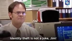 The image shows the fictional character Dwight Schrute.(Instagram/@punepolicecity) The image shows the fictional character Dwight Schrute.(Instagram/@punepolicecity)