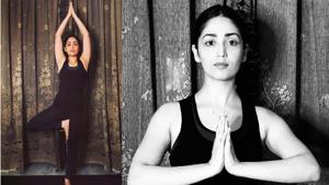 Yami Gautam practised yoga to heal her neck injury. Yami Gautam practised yoga to heal her neck injury.