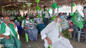Some have described the agitation by farmers of Amaravati as one of the longest and most peaceful protests in the state.(HT Photo) Some have described the agitation by farmers of Amaravati as one of the longest and most peaceful protests in the state.(HT Photo)