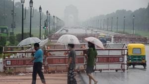 The IMD has forecast light rain and thundershowers in Delhi over the next week(HT PHOTO) The IMD has forecast light rain and thundershowers in Delhi over the next week(HT PHOTO)