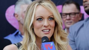 Stormy Daniels had also sued Trump for defamation after the president’s comments on Twitter that a man she said threatened her to stay quiet about their alleged affair in 2011 was “nonexistent.”(AP) Stormy Daniels had also sued Trump for defamation after the president’s comments on Twitter that a man she said threatened her to stay quiet about their alleged affair in 2011 was “nonexistent.”(AP)