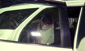 Suspected ISIS operative Mohammed Mushtaqeem Khan is seen in his native village in Uttar Pradesh’s Balrampur on Saturday.(ANI Photo) Suspected ISIS operative Mohammed Mushtaqeem Khan is seen in his native village in Uttar Pradesh’s Balrampur on Saturday.(ANI Photo)