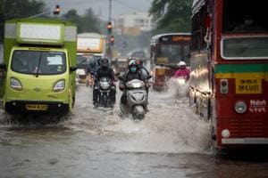 A flooded street in Kurla, Mumbai in August 2020.(shutterstock) A flooded street in Kurla, Mumbai in August 2020.(shutterstock)