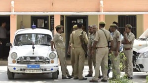 Two senior IPS officers Dinesh Chandra Dubey and Arvind Sen were suspended on complaints of alleged irregularities(Virendra Singh Gosain/HT File Photo) Two senior IPS officers Dinesh Chandra Dubey and Arvind Sen were suspended on complaints of alleged irregularities(Virendra Singh Gosain/HT File Photo)