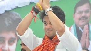 BJP leader Jyotiraditya Scindia(HT file photo.) BJP leader Jyotiraditya Scindia(HT file photo.)