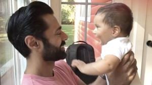 The image shows Hasan Minhaj holding his son.(Instagram/@hasanminhaj) The image shows Hasan Minhaj holding his son.(Instagram/@hasanminhaj)