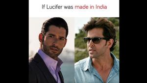 For the main character, Lucifer, Netflix India chose Hrithik Roshan(Twitter/@netflix_in) For the main character, Lucifer, Netflix India chose Hrithik Roshan(Twitter/@netflix_in)