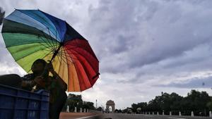 Heavy rain is expected in Delhi around August 26.(ANI) Heavy rain is expected in Delhi around August 26.(ANI)