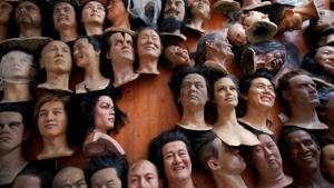 Heads of wax figures are seen at a workshop of Shanghai Maiyi Arts, following the global outbreak of the coronavirus disease (COVID-19), in Shanghai, China August 21, 2020.(REUTERS/Aly Song) Heads of wax figures are seen at a workshop of Shanghai Maiyi Arts, following the global outbreak of the coronavirus disease (COVID-19), in Shanghai, China August 21, 2020.(REUTERS/Aly Song)