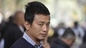 Bhaichung Bhutia(Biplov Bhuyan/HT PHOTO) Bhaichung Bhutia(Biplov Bhuyan/HT PHOTO)