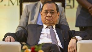 Chief Justice of India Ranjan Gogoi, attends a book release function in Gauhati, Assam, India, Sunday, Nov. 10, 2019. (AP Photo/Anupam Nath)(AP) Chief Justice of India Ranjan Gogoi, attends a book release function in Gauhati, Assam, India, Sunday, Nov. 10, 2019. (AP Photo/Anupam Nath)(AP)
