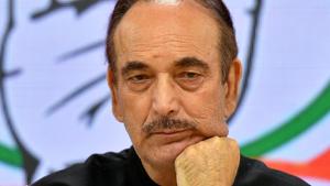 Azad, who is the Leader of the Opposition in the Rajya Sabha, also clarified later Rahul Gandhi had never said that those who wrote the letter were colluding with or doing so at the BJP’s behest.(PTI file photo) Azad, who is the Leader of the Opposition in the Rajya Sabha, also clarified later Rahul Gandhi had never said that those who wrote the letter were colluding with or doing so at the BJP’s behest.(PTI file photo)