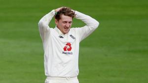 Cricket - Third Test - England v Pakistan - Ageas Bowl, Southampton, Britain - August 23, 2020 England's Dom Bess reacts, as play resumes behind closed doors following the outbreak of the coronavirus disease (COVID-19) Mike Hewitt/Pool via REUTERS(REUTERS) Cricket - Third Test - England v Pakistan - Ageas Bowl, Southampton, Britain - August 23, 2020 England's Dom Bess reacts, as play resumes behind closed doors following the outbreak of the coronavirus disease (COVID-19) Mike Hewitt/Pool via REUTERS(REUTERS)