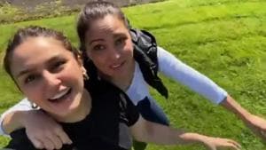 Lara Dutta and Huma Qureshi are in Scotland with the rest of the team of Bell Bottom for a shoot. Lara Dutta and Huma Qureshi are in Scotland with the rest of the team of Bell Bottom for a shoot.