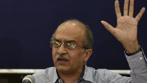 Senior lawyer Prashant Bhushan.(Ravi Choudhary/HT PHOTO) Senior lawyer Prashant Bhushan.(Ravi Choudhary/HT PHOTO)