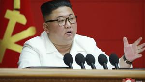 Kim had this month lifted a three-week lockdown in the city of Kaesong after a suspected case of the coronavirus there.(AP)