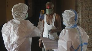 A health department officer said tracing, tracking and testing in parts of the state is not up to the mark leading to the high speed of the infection spread and fatalities.(AP) A health department officer said tracing, tracking and testing in parts of the state is not up to the mark leading to the high speed of the infection spread and fatalities.(AP)