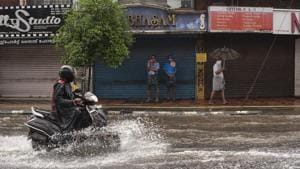 The monsoon trough (line of low pressure) is active and is very likely to remain active during next 2-3 days.(AP file photo) The monsoon trough (line of low pressure) is active and is very likely to remain active during next 2-3 days.(AP file photo)