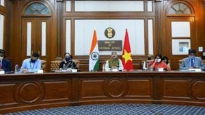 The people said bilateral meetings had so far been arranged between Rajnath Singh and S Jaishankar and their Russian counterparts, though there were no proposals as of now for meetings with the Chinese ministers expected to attend the SCO meetings. (Photo @DrSJaishankar) The people said bilateral meetings had so far been arranged between Rajnath Singh and S Jaishankar and their Russian counterparts, though there were no proposals as of now for meetings with the Chinese ministers expected to attend the SCO meetings. (Photo @DrSJaishankar)