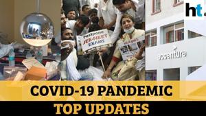 <p>From the recovery rate in the national capital crossing 90%, to state public service examinations being postponed in Maharashtra - here are the top news updates on the Covid-19 pandemic.</p><p>Delhi Chief Minister Arvind Kejriwal said that only 3,700 Covid beds in the city's hospitals are currently occupied. He added that testing would be doubled in the capital. Delhi's Covid tally has crossed 1.65 lakh with over 4,300 deaths so far. The main Opposition party, Indian National Congress, targeted the central government over the decision to conduct two important entrance examinations - JEE-Main, and NEET-UG - in the month of September. Congress' Randeep Surjewala posed questions like whether the government would guarantee zero infection among students and faculty members, and provision of transportation facilities amid on-off lockdowns in many states. Meanwhile, the West Bengal government announced the extension of current lockdown measures till September 20, with total lockdown on September 7, 11 and 12.</p><p>In business news, tech giant Accenture has reportedly decided to lay off around 5% of its global workforce. Watch the full video for the other updates regarding the spread of the Sars-CoV-2 coronavirus.</p>