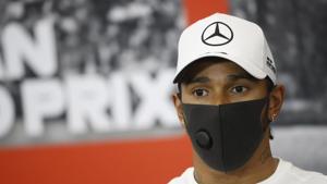 Spa : Mercedes driver Lewis Hamilton of Britain participates in a media conference prior to the Formula One Grand Prix at the Spa-Francorchamps racetrack in Spa, Belgium Thursday, Aug. 27, 2020. AP/PTI(AP27-08-2020_000159B)(AP) Spa : Mercedes driver Lewis Hamilton of Britain participates in a media conference prior to the Formula One Grand Prix at the Spa-Francorchamps racetrack in Spa, Belgium Thursday, Aug. 27, 2020. AP/PTI(AP27-08-2020_000159B)(AP)