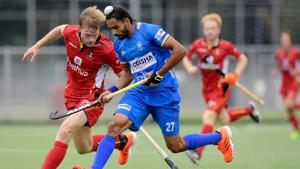 ANTWERP - 2019 Test Matches: India Belgium v India Photo: Akashdeep Singh WORLDSPORTPICS COPYRIGHT FRANK UIJLENBROEK(Frank Uijlenbroek) ANTWERP - 2019 Test Matches: India Belgium v India Photo: Akashdeep Singh WORLDSPORTPICS COPYRIGHT FRANK UIJLENBROEK(Frank Uijlenbroek)