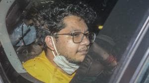 Siddharth Pithani, one of the flatmates who stayed with Bollywood actor Sushant Singh Rajput in his Bandra apartment, leaves from Defence Research and Development Organisation (DRDO) office.(PTI) Siddharth Pithani, one of the flatmates who stayed with Bollywood actor Sushant Singh Rajput in his Bandra apartment, leaves from Defence Research and Development Organisation (DRDO) office.(PTI)