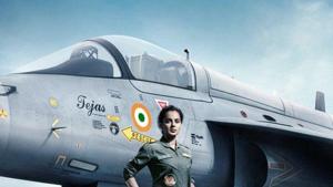 Kangana Ranaut essays the role of an Indian Air Force pilot in Tejas. Kangana Ranaut essays the role of an Indian Air Force pilot in Tejas.