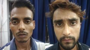 Rohit and (right) Akash Khatta.(HT Photo) Rohit and (right) Akash Khatta.(HT Photo)