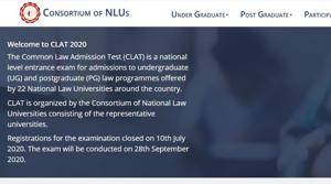 CLAT 2020.(Screengrab) CLAT 2020.(Screengrab)