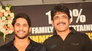 Naga Chaitanya, his father Nagarjuna and his grandfather late A Nageswar Rao worked together in a hit film called Manam. Naga Chaitanya, his father Nagarjuna and his grandfather late A Nageswar Rao worked together in a hit film called Manam.