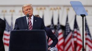 US President Donald Trump has been criticized for not showing empathy in the wake of shootings and killings of Black men by police.(Reuters Photo) US President Donald Trump has been criticized for not showing empathy in the wake of shootings and killings of Black men by police.(Reuters Photo)