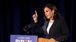 Kamala Harris, 55, is the running mate of Democratic presidential candidate Joe Biden.(Reuters Photo) Kamala Harris, 55, is the running mate of Democratic presidential candidate Joe Biden.(Reuters Photo)