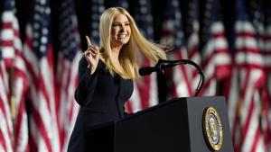 Trump said he would support seeing a female president in the US but suggested that his daughter and senior White House adviser Ivanka Trump would be a better candidate for such a role.(AP) Trump said he would support seeing a female president in the US but suggested that his daughter and senior White House adviser Ivanka Trump would be a better candidate for such a role.(AP)