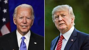 Democratic Party’s Joe Biden is up against Donald Trump for the post of US president in the 2020 US elections.(Bloomberg Photo/AP Photo) Democratic Party’s Joe Biden is up against Donald Trump for the post of US president in the 2020 US elections.(Bloomberg Photo/AP Photo)