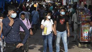 Visitors seen at Sarojani Nagar market in New Delhi, India, on Sunday, August 30, 2020.(Vipin Kumar/HT PHOTO) Visitors seen at Sarojani Nagar market in New Delhi, India, on Sunday, August 30, 2020.(Vipin Kumar/HT PHOTO)