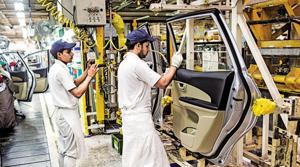 Manufacturing is likely to see the sharpest slowdown, followed by services, based on high-frequency indicators.(Bloomberg) Manufacturing is likely to see the sharpest slowdown, followed by services, based on high-frequency indicators.(Bloomberg)