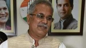 Chhattisgarh Chief Minister Bhupesh Baghel also demanded that the Central Government should provide Rs 2,828 crore to Chhattisgarh as GST compensation amount for the year 2020-21.(HT File Photo) Chhattisgarh Chief Minister Bhupesh Baghel also demanded that the Central Government should provide Rs 2,828 crore to Chhattisgarh as GST compensation amount for the year 2020-21.(HT File Photo)
