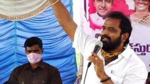 Minister V Srinivas Goud said there were studies that proved that toddy, naturally extracted from palm trees, had medicinal value. (Photo @VSrinivasGoud) Minister V Srinivas Goud said there were studies that proved that toddy, naturally extracted from palm trees, had medicinal value. (Photo @VSrinivasGoud)