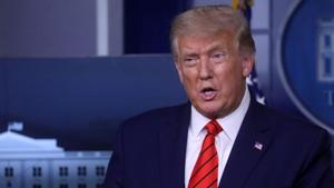 The president has made “law and order” a main theme of his re-election campaign against Democratic presidential nominee Joe Biden.(Reuters Photo) The president has made “law and order” a main theme of his re-election campaign against Democratic presidential nominee Joe Biden.(Reuters Photo)