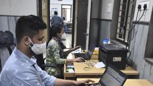 The officers and staff will have to remain available to tend to office work of urgent nature.(Sonu Mehta/HT Photo. Representative image) The officers and staff will have to remain available to tend to office work of urgent nature.(Sonu Mehta/HT Photo. Representative image)