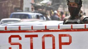 The security forces also seized six pistols, including nine magazines and six rounds of ammunition, 21 grenades, two under barrel grenade launchers (UBGLs) and two Kenwood radio sets.(HT Photo) The security forces also seized six pistols, including nine magazines and six rounds of ammunition, 21 grenades, two under barrel grenade launchers (UBGLs) and two Kenwood radio sets.(HT Photo)
