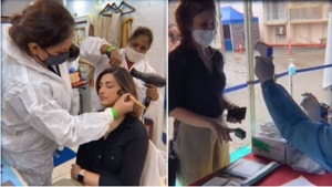Sonali Bendre stepped out for a shoot and shared her experience on social media. Sonali Bendre stepped out for a shoot and shared her experience on social media.