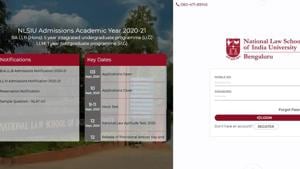 The varsity has decided to conduct the National Law Aptitude Test 2020 on September 12, 2020.(Screengrab) The varsity has decided to conduct the National Law Aptitude Test 2020 on September 12, 2020.(Screengrab)