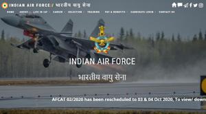 IAF AFCAT 2020.(Screengrab) IAF AFCAT 2020.(Screengrab)