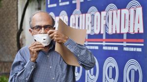 Bhushan termed the contempt of court jurisdiction “very dangerous” and said it should be abolished.(Ajay Aggarwal /HT Photo) Bhushan termed the contempt of court jurisdiction “very dangerous” and said it should be abolished.(Ajay Aggarwal /HT Photo)